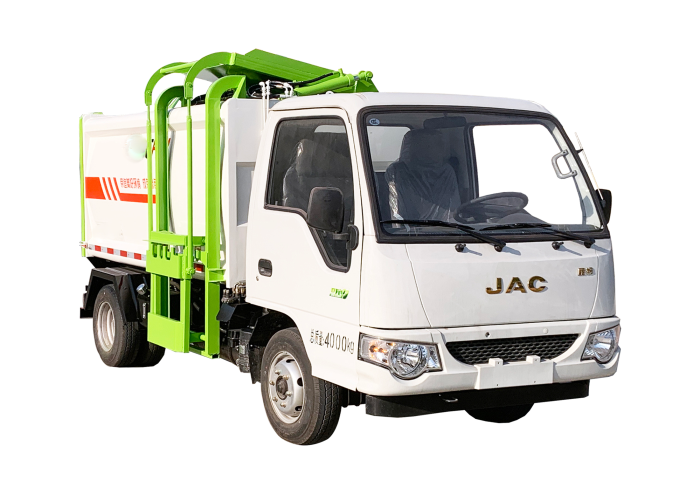 誠遠牌5042ZZZHF6（側裝式）自裝卸垃圾車