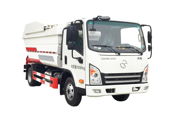 誠遠(yuǎn)牌5081ZZZCG6H（后裝式）自裝卸垃圾車
